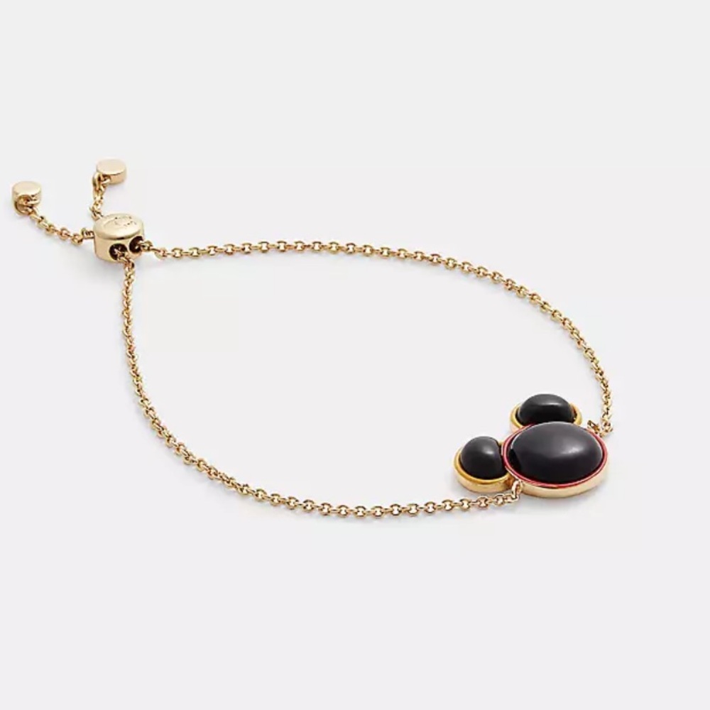 NWT Coach x Mickey Slider Bracelet